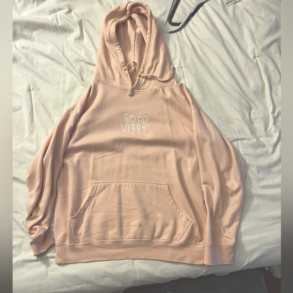 Large SCW hoodie. Pink good vibes